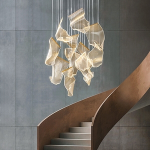 Nuevo Producto de Decoración de Interiores, Lámpara de Araña Moderna de Acrílico con Luces LED para Comedor, Sala de Estar y Escalera - Product Image 4
