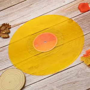 Promozione 12 "LP produttore di dischi in vinile giallo trasparente vinile LP premendo Record per musica