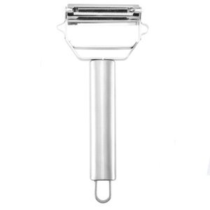 Coltello da pelare per frutta e patate 2 in 1 in acciaio inox per melone carote - Product Image 2