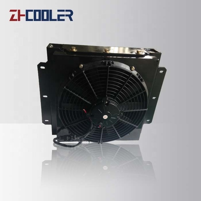 High Efficiency Plate Fin Heat Exchanger Motor for Hydraulic Oil Equipment Aluminum Fins Design Water/Air Cooler 5 Year Warranty