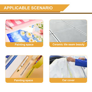 Cinta de Papel Crepé para Enmascarar, Anti-UV, Rollos Jumbo, Cinta de Papel para Enmascarar sin Residuos para Pintura Automotriz en Aerosol - Product Image 4