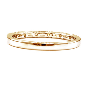 Vente en gros de bagues de mariage en diamant de haute qualité en or rose 18 carats Bague de fiançailles classique pour femme - Product Image 3