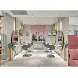 LUX Custom Made High Class Nail Shop Decoração Moda Salão De Beleza Design De Interiores Para Senhoras