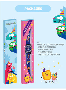 Montre à quartz analogique pour enfants avec conception de personnage de dessin animé bande acrylique de sport de mode et boîtier PC pour enfants avec charme d'<span class=keywords><strong>anime</strong></span> - Product Image 3