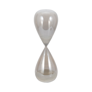 Clessidra Decorativa Iridescente, Scultura Moderna per Soggiorno, Camera da Letto, Ufficio, Elegante Elemento d'Arredo - Product Image 1