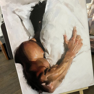 Peinture décorative HD sur toile encadrée Homme Musclé, Art mural pour chambre à coucher, Peinture à l'huile, Décoration murale intérieure, Chambre d'homme - Product Image 3