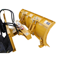 Pelle à neige robuste pour camion avec moteur et lame coulissante pour un déneigement efficace des allées et le déblaiement des routes
