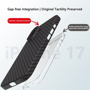 Ốp điện thoại iPhone 17 Pro Max chống rơi, chất liệu sợi carbon cao cấp, siêu mỏng, bảo vệ camera, đạt tiêu chuẩn quân sự năm <span class=keywords><strong>2025</strong></span> - Product Image 4