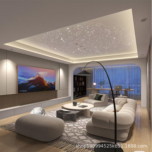 Starry Sky Ceiling LED Fiber Optic Light Suspended Home Theater Living Room Ceiling Light Full Of Stars - Product Image 4