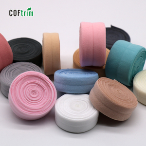 Cinta Elástica Plegable de 15mm-20mm, Cinta Elástica con Borde Diagonal para Decoración de Sombreros Hechos a Mano o Ropa Interior - Product Image 5