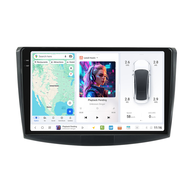 DUDU Android Car Multimedia Systems for 10inch VW Passat B7 2011-2015 with Display Navigation Music CarPlay Android Auto