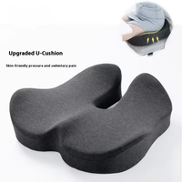 Coussin de siège profond MJ Comfort en mousse à mémoire de forme, doux et ergonomique, antibactérien, lavable, portable et personnalisable, respectueux de l'environnement
