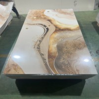 Panneau mural en PVC effet marbre UV, étanche, prix usine, 1220*2440mm, 3mm, panneau UV, feuille de marbre UV