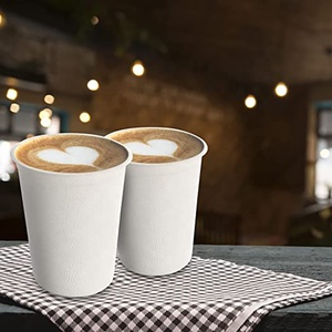 Taza Biodegradable de pulpa de <span class=keywords><strong>caña</strong></span> de azúcar, taza desechable de 8, 12 y 16oz, para zumo y café - Product Image 6