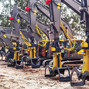 Garra para Madera XUVOL para Camiones Cargadores, Garra Giratoria para Madera de 20-30 Toneladas para Excavadoras, Garra Hidráulica Giratoria para Madera - Product Image 3