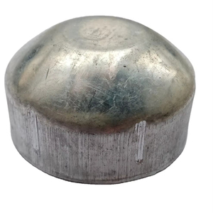 Tapa de extremo redonda de acero galvanizado estampado de alta resistencia, personalizada, al por mayor, con extremo abovedado, para tubería de acero RC48 - Product Image 2
