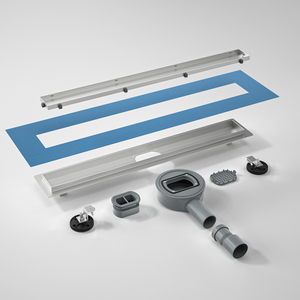 ท่อระบายน้ำห้องน้ำ OEM สแตนเลส 304 ชุบโครเมียม ป้องกันกลิ่น แบบเส้นตรง ระบายน้ำด้าน<span class=keywords><strong>ข้าง</strong></span> พร้อมกับดักกลิ่น - Product Image 1