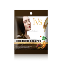 Tinte rápido, cobertura gris, profesión, planta Natural, tinte para el cabello, champú para colorear burbujas, bolsita, champú para teñir el cabello para uso en el Salón del hogar