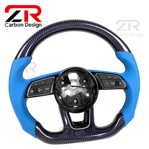 Volante Deportivo Personalizado de Fibra de Carbono para <span class=keywords><strong>Audi</strong></span> B8 S3 S4 S5 RS3 RS4 B9 A6 A7 S6, Actualización del <span class=keywords><strong>Interior</strong></span> del Coche Antiguo al Nuevo - Product Image 3