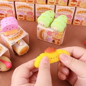 Nuevos Juguetes Blandos Kawaii de TPR Mochi con Forma de Comida, Mini Squishies Antiestrés, Pan Francés Largo, Accesorios de Cocina, Juguetes Novedosos y Divertidos para Niños - Product Image 3