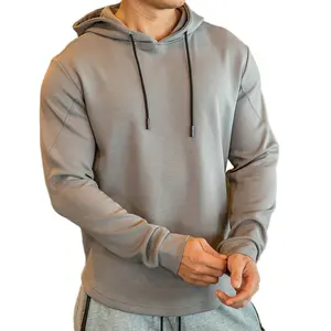 थोक पुरुषों निजी लेबल मुद्रण लोगो जिम खेलों कसरत फिटनेस Sweatshirt Hoodies प्लस आकार ऊन mens खेल हूडि