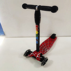 Patinete para niños de 3 años en adelante, altura ajustable, ligero, verde - Product Image 3