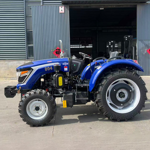 Tractor Económico con Certificación CE y EPA Euro 5, Neumáticos Todoterreno, Maquinaria Agrícola, Tractor de 80HP con Elevación Hidráulica, Tractor de 4 Ruedas Motrices para Pastoreo - Product Image 4