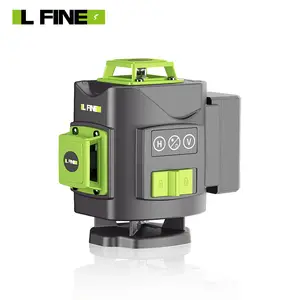 Autolivellante multi line laser nivel 360 gradi cross line 12 linee green beam livello laser 3D per la costruzione di piastrellatura