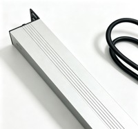 PDU de rack 19 pouces, 8 prises 16A 4000W, multiprise avec barre de cuivre intégrée, prises EU/UK en option, prise en charge OEM