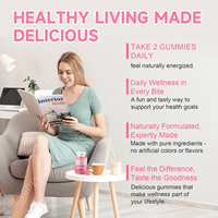 Gummies de collagène 15-en-1 à marque privée OEM avec suppléments de vitamines C, B, D, E et de zinc pour la santé de la peau, des cheveux et des ongles des adultes