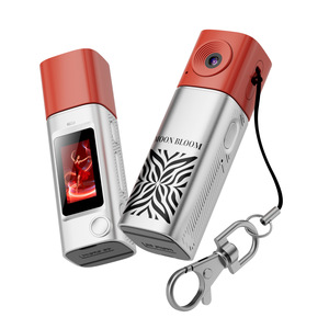 Mini Fotocamera Portachiavi 2K FHD, Fotocamera Digitale Compatta Formato Rossetto per Selfie e <span class=keywords><strong>Fotografia</strong></span> 230 °   Fotocamera Digitale Compatta con Lente Rotante - Product Image 1