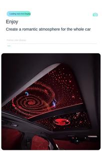 Film étoile LED caché pour toit ouvrant de voiture Gympani, éclairage d'ambiance intérieur 64 couleurs, modification pour Mercedes-Benz pour I8/Classe A 9-16V - Product Image 5