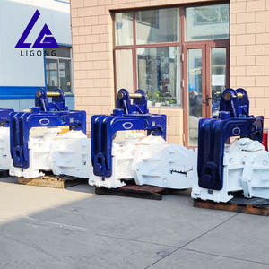 Satılık CAT325 ekskavatör hidrolik Vibro çekiç için LIGONG levha kazık sürücü - Product Image 3