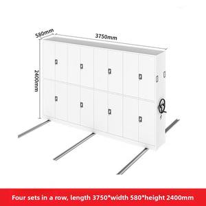 Classeur mobile en acier haute densité personnalisé Système de stockage de compacteur mobile moderne Rack secret pour utilisation en atelier à domicile - Product Image 2