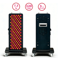 Panneau de luminothérapie infrarouge REDSKY à double puce, 4 longueurs d'onde, 120 LED, chauffant, pour demi-corps, compatible prise US, garantie 3 ans