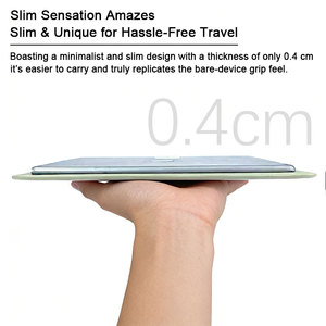 Elegante Funda Protectora de Cuero Gris Claro para <span class=keywords><strong>iPad</strong></span> <span class=keywords><strong>9</strong></span> 10 11 <span class=keywords><strong>12</strong></span> 13 <span class=keywords><strong>Pulgadas</strong></span>, con Cierre Magnético Seguro y Apertura Rápida - Product Image 4