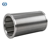 Saringan Kawat Profil Logam Johnson Wedge Wire Screen V-Wire Filter Mesh untuk Pengolahan Air, Saringan Sumur Slot Kontinu