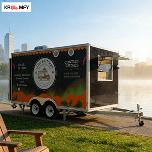 Chasis cuadrado galvanizado DOT CE, cocina para barbacoa completamente equipada para ahumador, parrilla, remolque de comida rápida para hot dogs. - Product Image 4