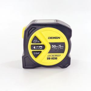 DEWEN 2-in-1 Industriële Smart Meetlint 5m LCD Display Digitale Liniaal 50m Laser Afstandsmeter - Product Image 1