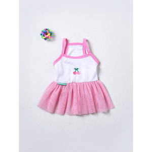 Costume de luxe en polyester pour animaux de compagnie Robe de ballet XS-XXL en rose pour chats et chiens Vêtements de luxe respirants pour Noël et Halloween - Product Image 1