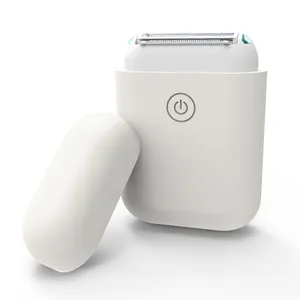באינטרנט חדש עיצוב מיני חשמלי מכונת גילוח מנקה חשמלי תער וזקן גוזם גילוח לגברים, נשים