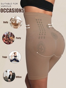Culotte gainante taille haute pour femme, short sculptant le corps, avec ceinture élastique, rehausseur de hanches et fesses - Product Image 5