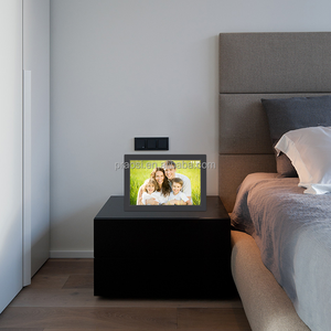 Cadre photo numérique WiFi pour écran tactile HD IPS Cadre photo numérique 10.1 "Rotation automatique du diaporama Via Frameo Envoyer des <span class=keywords><strong>photos</strong></span> vidéo - Product Image 4