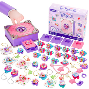 Vente chaude 189PCS Fille DIY Jouet <span class=keywords><strong>Livre</strong></span> Magique Anneaux et Pendentifs Fun Play Accessoires Ensemble de Bijoux Regalo Para Ninas - Product Image 1