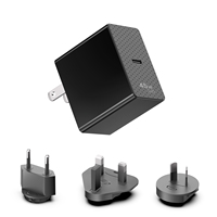 Adaptateur secteur USB C PD 45W GaN pour commutateur Ethernet, équipement de télécommunication, réseau, paiement par intelligence artificielle, appareil IoT