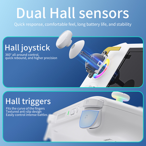 Console de jeu vidéo portable rétro ANBERNIC RG406H avec écran tactile IPS de 4 pouces, joystick 3D Hall couleur, 128 Go, Android 13 - Product Image 5