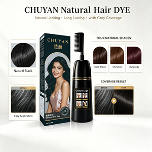 แชมพูย้อมผม CHUYAN 3-in-1 สีติดทนนาน กลิ่นผลไม้ สำหรับเดินทาง พกพาสะดวก ผ่านการทดสอบ MSDS มีตัวอย่างให้ทดลองฟรี - Product Image 1
