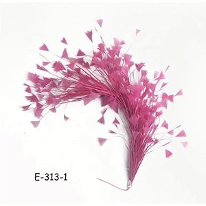 زهرية اصطناعية مزخرفة بسلك زهور مزين بريش زهري لترتيب الأزهار لوازم حفلات الزفاف والعطلات مزهرية ديكور منزلي - Product Image 2