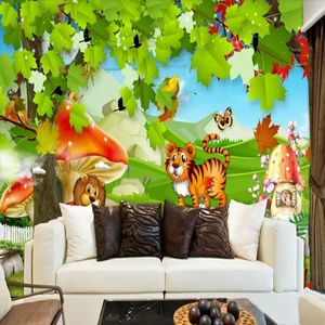 Mural Papel tapiz para habitación de niños Superhéroe Dormitorio Fondo Papel tapiz Kindergarten Superman Mural - Product Image 2