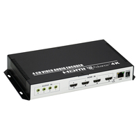 4K30 H265 HEVC 4 canales HDMI SRT codificador de vídeo HD 1080P60 HDMI a IP 4K codificador para transmisión en vivo
